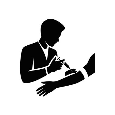 Enjeksiyon Tıbbi Tedavi Şırıngası Hasta Sağlık Prosedürü Aşılama Doktoru