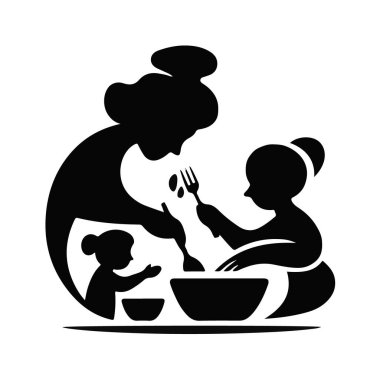 Aile Yemeği Anne Çocuklar Beslenme Sevgisi Desteği