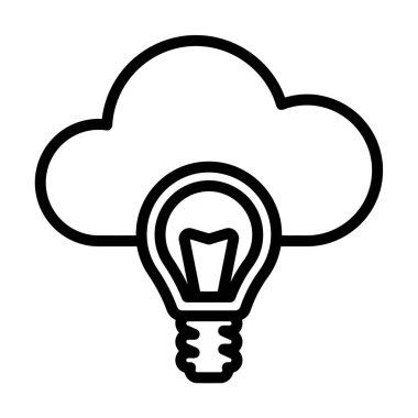 Bulut Ampulü Fikri İnovasyon Yaratıcılık Teknolojisi Çözüm Düşünme İlhamı