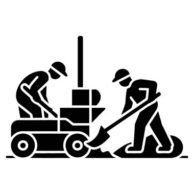 Yol Yapım İşçileri Asfalt Küreyerek Altyapı Bakım İşçiliğini Tamir Ediyor