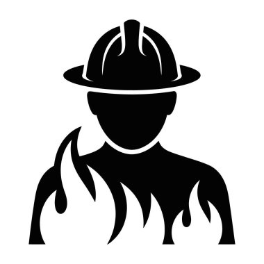 İtfaiyeci İtfaiye Acil Durum Güvenliği Miğfer Koruma Cesareti Kahraman Alevler