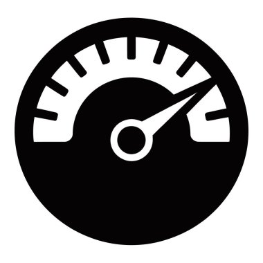 Dairesel Hızölçer Performans Göstergesi Kontrol Paneli Simgesi