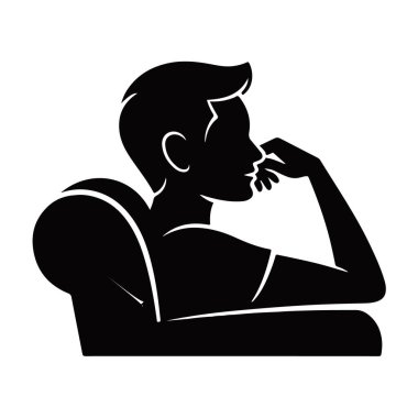 Sandalyede Derin Düşünen Adam, Düşünceli Ruh hali, Basit İllüzyon