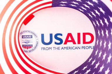 Qingdao, Çin-2 Şubat 2025: USAID, ABD hükümetinin dış yardım ve geliştirme yardımlarını yürüten kurumudur..