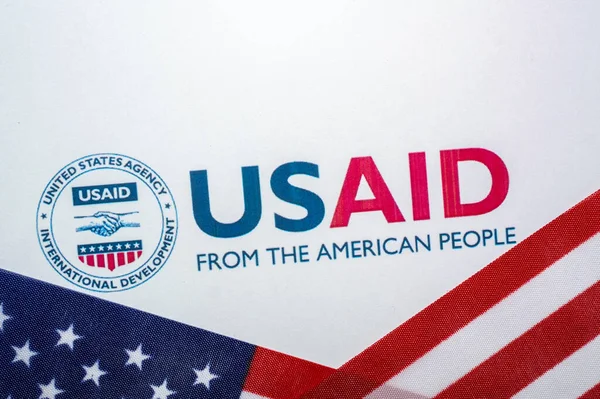 Qingdao, Çin-2 Şubat 2025: USAID, ABD hükümetinin dış yardım ve geliştirme yardımlarını yürüten kurumudur..