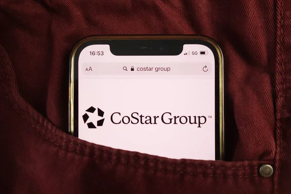 Konskie Poland August 2021 Costar Group Inc Logo Displayed Mobile — Stock Photo, Image