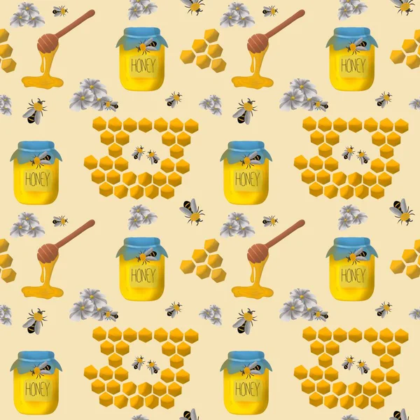   Klasik Bal Arısı Kusursuz Desen