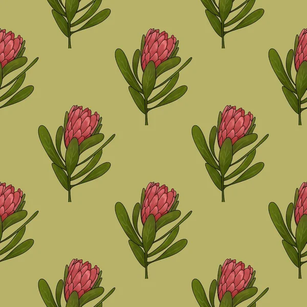 Proteinlerin açık yeşil arka planında pürüzsüz desen  