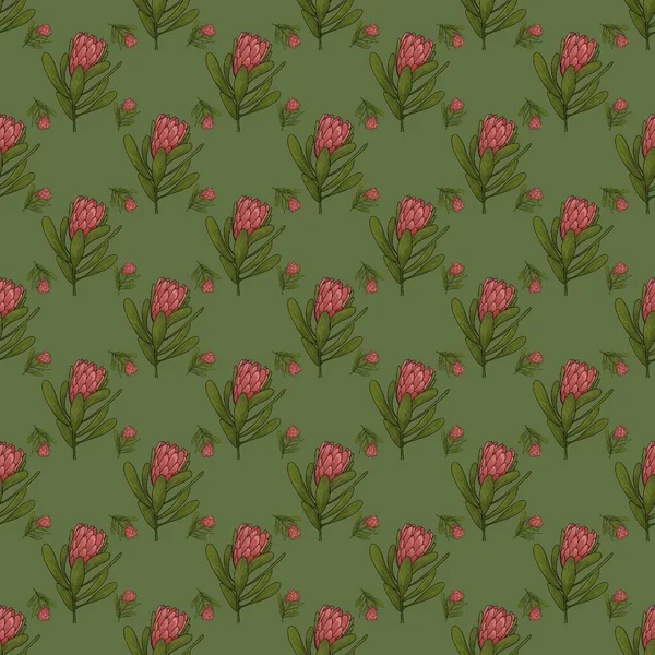   Açık yeşil arka planda proteinleri olan zarif, pürüzsüz bir desen.