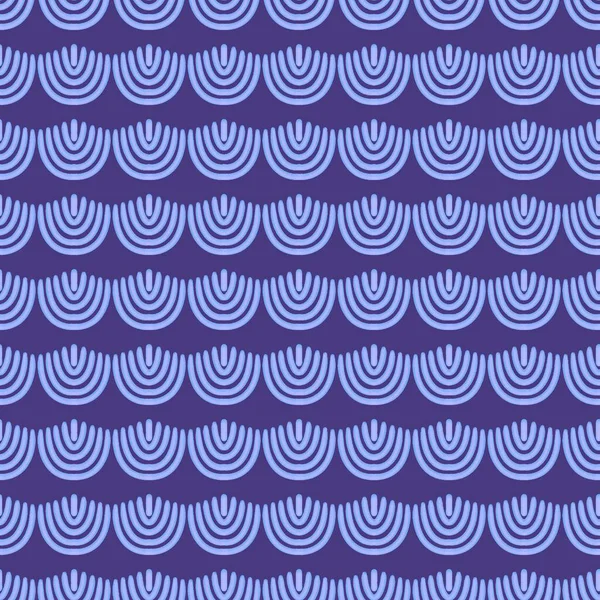   Mor ve Lavantalı Retro Kemerler Kusursuz Desen