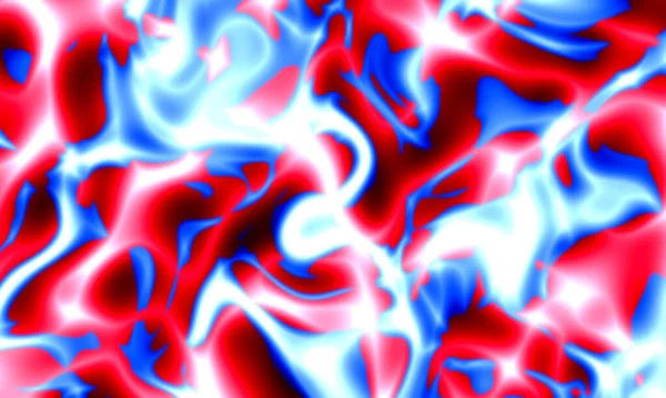 Kırmızı ve Mavi Soyut Sıvı Füzyon Arkaplanı, Iridescent sıvı etiketli
