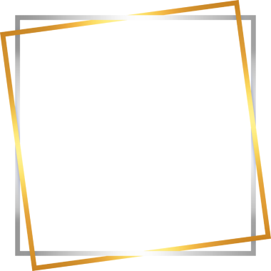 Modern Altın ve Gümüş Çerçeve, çifte altın ve gümüş Lüks sınır çerçevesi