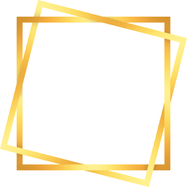 Çift Altın Çerçeve, Zarif Minimum Lüks Geometrik Tasarım