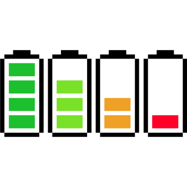 Pil Seviyesi Göstergesi Ayarları, Şarj Durumu Simgesi Koleksiyonu, Güç Yüzdesi Göstergesi, Enerji Çubuğu Tam Boş