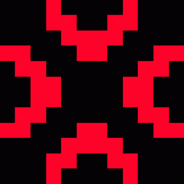 Piksel Sanatı Öfke Sembolü Kırmızı, 8-bit Anime Damarı Pop Simgesi, Retro Oyun Duygusu