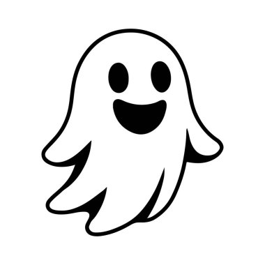 Mutlu bir hayalet yumuşak şekilli ve neşeli bir gülümsemeyle süzülür. Sakinleştirici maviyle özetlenmiştir. Anlamlı gözleri ve dost canlısı enerjisi eğlence, şirinlik ve çocuk odaklı temalar için mükemmel bir neşeli ruh hali yaratır..