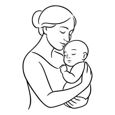 Pürüzsüz akış çizgileri, bir annenin uyuyan bebeğini yanında tuttuğu sakin bir an oluşturur. Sakin ifadeleri, temiz, zarif, minimalist bir tasarım içinde derin bir aşk, bağlantı ve sıcaklığı vurgular..
