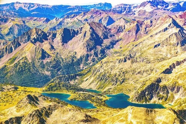 french pyrnes from aerial view