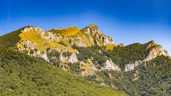 french pyrnes mountains aerial plane view