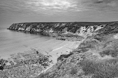 Fransız Finistere 'deki Brittany Crozon Atlantik Okyanusu' na yakın.