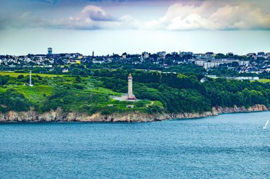 Fransız Finistere 'deki Brittany Crozon Atlantik Okyanusu' na yakın.