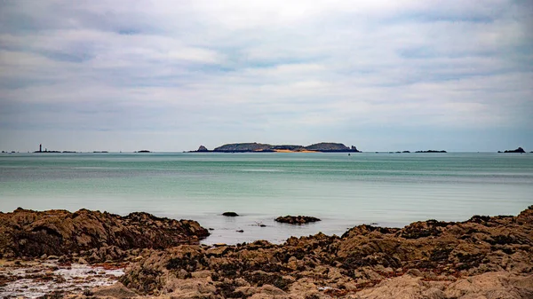 Kuzey Britanya 'daki Saint Malo Fransız Okyanusu ve Kanal Denizi