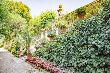 Lombardia 'daki Lago Gölü Maggiore Kuzey İtalya