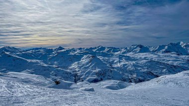 Fransız Alp Dağları kışın