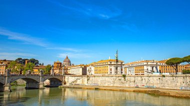 Roma, İtalya 'da. 14 Haziran 'da. 14 Haziran 'da eski Roma şehrinin 217 güzel manzarası.