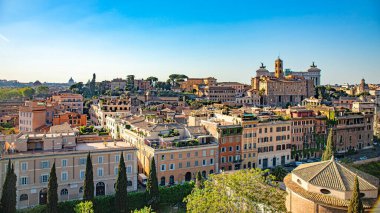 İtalya sokaklarının ve anıtların Roman başkenti