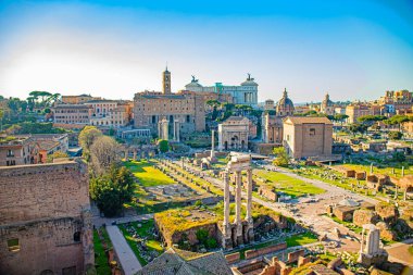İtalya sokaklarının ve anıtların Roman başkenti