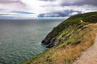 Dublin 'e yakın İrlanda kıyılarındaki deniz feneri ve deniz manzarası çok güzel.