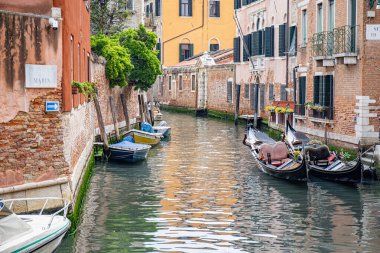Venedik Kanalları İtalya 'daki anıtlar ve şehir
