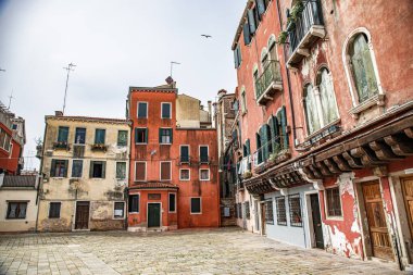Venedik Kanalları İtalya 'daki anıtlar ve şehir