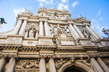 Venezia Venedik Şehri anıtları ve İtalya Kanalı