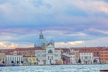 Venezia Venedik Şehri anıtları ve İtalya Kanalı