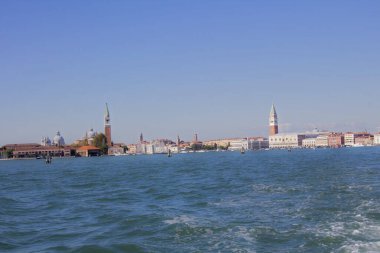 Venezia Venedik Şehri anıtları ve İtalya Kanalı