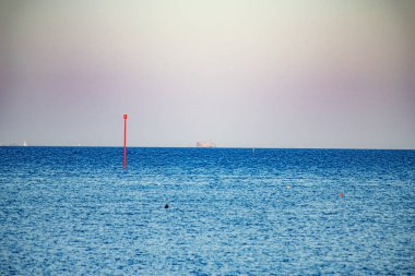 Fransız Atlantik Okyanusu kıyılarında gün batımı