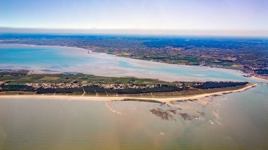 Fransız Vende Atlantik Okyanusu 'ndaki Noirmoutier Adası