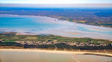 Fransız Vende Atlantik Okyanusu 'ndaki Noirmoutier Adası