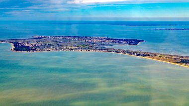 Fransız Vende Atlantik Okyanusu 'ndaki Noirmoutier Adası