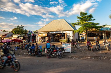 Tanzanya 'nın güzel manzarası ve gölgeleri 