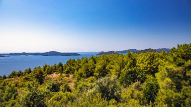 Hırvat Denizi 'ndeki Adriyatik Elaphiti Adası