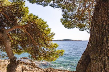 Hırvatça 'da Dubrovnik yakınlarında Stone ve Malistone