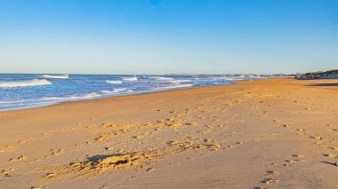 İspanyol okyanus dalgaları ve plajları