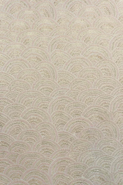 Dekoratif bej kaplama kumaş motifi metalik altın lureks iplikler, döşeme, perdeler ve yastıklar için ideal