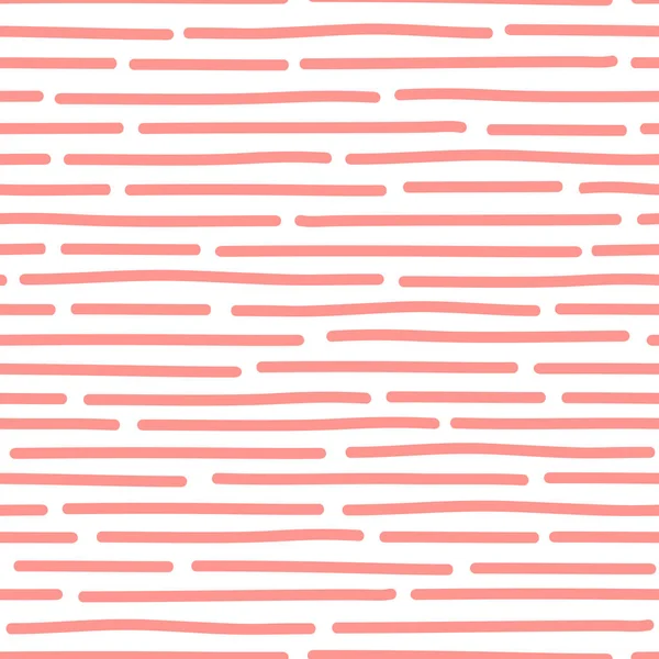 Vektor sömlös randig mönster i abstrakt stil på en vit bakgrund. — Stock vektor