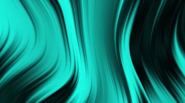 Karanlık gölgeli soyut akışkan turkuaz dalgalar dinamik ve modern bir görsel zemin oluşturur
