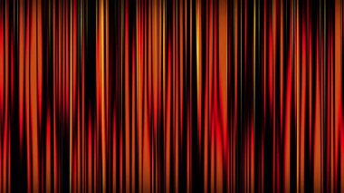 Ateşli kırmızı turuncu ve sarıdan oluşan soyut dikey çizgiler koyu siyah arkaplan ve ince ışık yansımaları