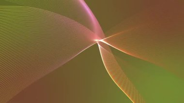 Soyut akış çizgilerini büyüleyen hareketli gradyan renkler ve ışık efektleri